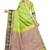 Kimisha Lgreen Cotton Silk Border Work Jacquard Butti Saree With Running Blouse