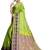 Kimisha Lgreen Cotton Silk Border Work Jacquard Butti Saree With Running Blouse