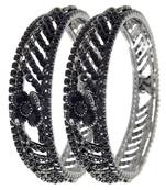 Black bangles-and-bracelets