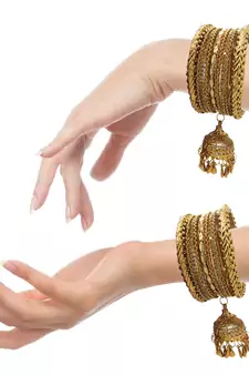  Gold bangles-and-bracelets