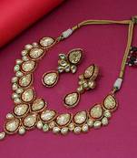 Maroon necklace-sets