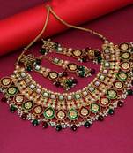 Maroon necklace-sets