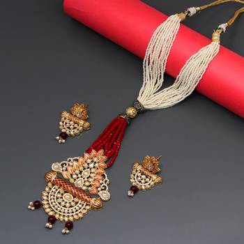Maroon necklace-sets 1