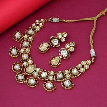 Maroon Necklace Sets 1