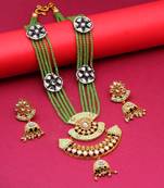 Green necklace-sets