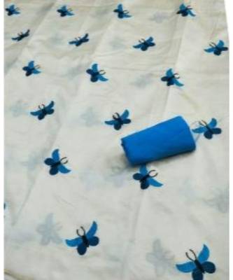 sky blue Digital printed Zarna Silk Paetywear Bollywood saree with blouse 2