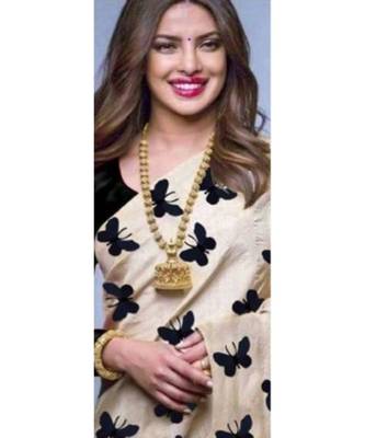 black Digital printed Zarna Silk Paetywear Bollywood saree with blouse 1