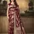 Maroon Woven Art Silk Saree With Blouse