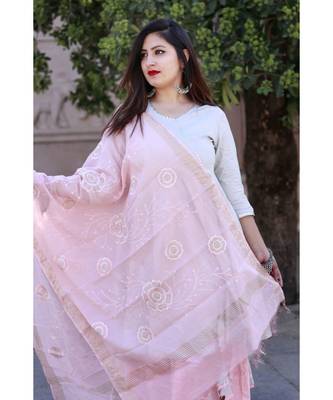 women's long  Cotton  angrakha kurti & pillazo with Designer Heavy  Duppata 4