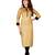 Mustard plain art silk ethnic-kurtis