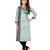 Green plain art silk ethnic-kurtis