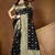 Black Woven Art Silk Saree With Blouse