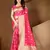 Pink Woven Art Silk Saree With Blouse
