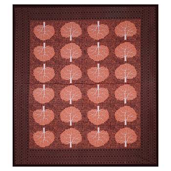 100% Cotton Traditional Jaipuri Double bedsheet with Two Pillow Covers 4