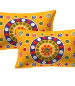 100% Cotton Printed Pillow Cover Set(2 Pieces)-27"x17"