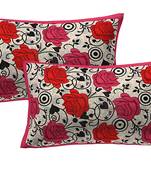 100% Cotton Printed Pillow Cover Set(2 Pieces)-27"x17"