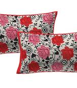 100% Cotton Printed Pillow Cover Set(2 Pieces)-27"x17"
