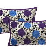 100% Cotton Printed Pillow Cover Set(2 Pieces)-27"x17"