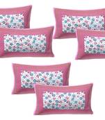 100% Cotton Printed Pillow Covers 3 Sets (6 Pieces)-17"x27"
