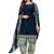 Blue Printed Crepe Salwar