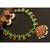Beautiful Handmade Green Kemp Designer Necklace Set