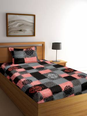 multicolor floral print Poly Cotton bed sheets 1
