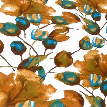 Green floral print Poly Cotton bed sheets 3