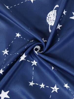 Blackout Glow in Dark Window Set of 2 Navy Blue 5