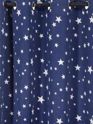 Blackout Glow in Dark Window Set of 2 Navy Blue 2