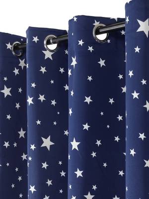 Blackout Glow in Dark Window Set of 2 Navy Blue 3