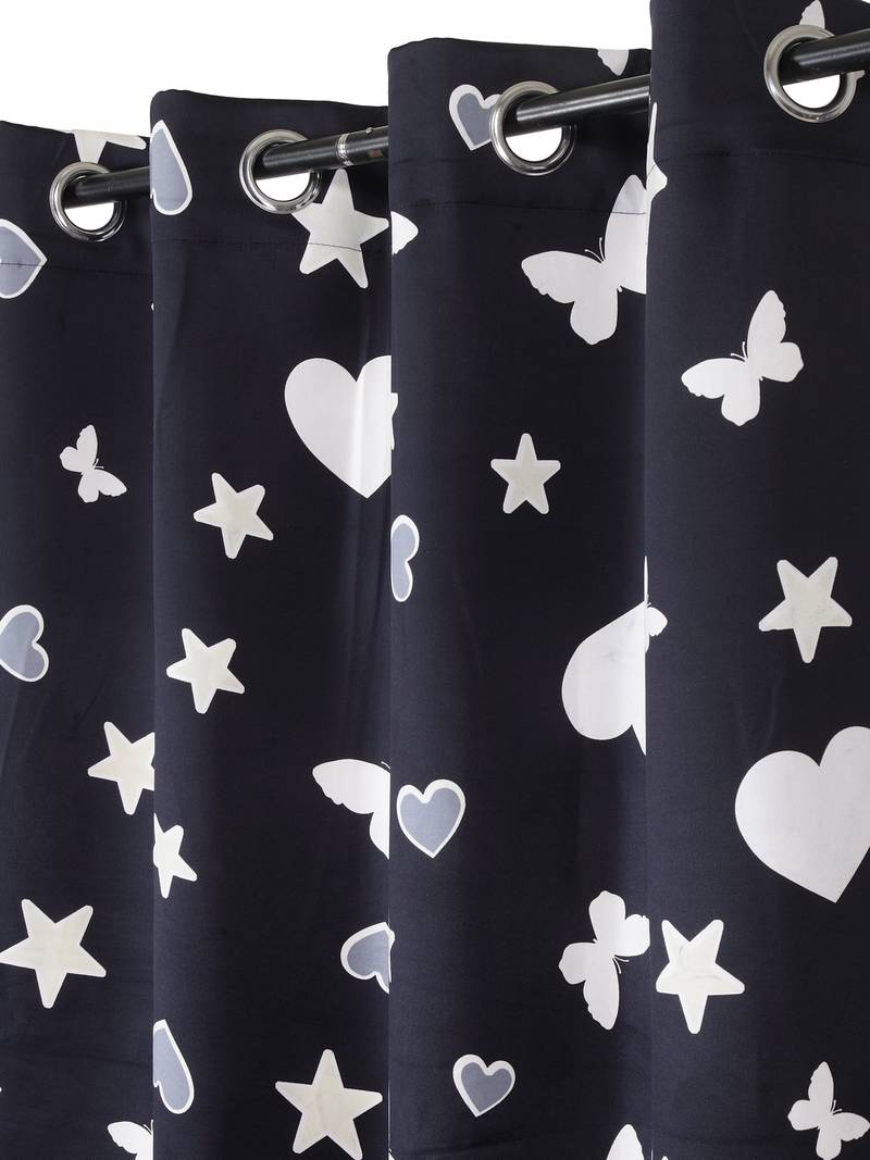 Blackout Glow in Dark Window Set of 2 Black - Cortina - 3182246