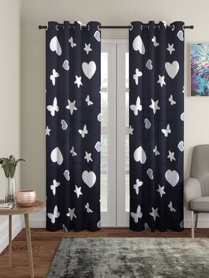Blackout Glow in Dark Door Set of 2 Black 1