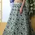 Mint Green Thread, Zari With Sequince Embroidered Art Silk Semi Stitched Lehenga