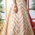 Off White Thread, Zari With Sequince Embroidered Art Silk Semi Stitched bridal lehenga