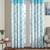 Penited Door Sky Blue Set of 2 Curtain