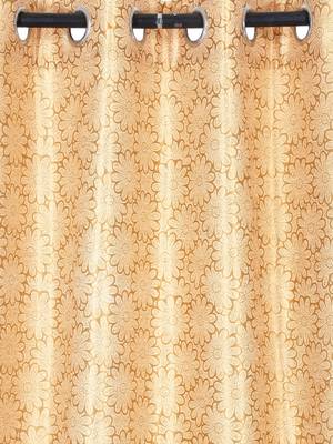 Penited Window Yellow Set of 2 Curtain 2