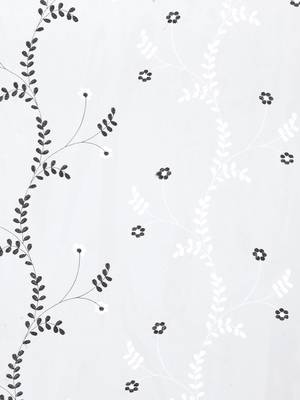 Share Embroidery White Polyester Door Set of 2 4