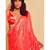 red sequins Sana Silk Partywear bollywood saree with blouse