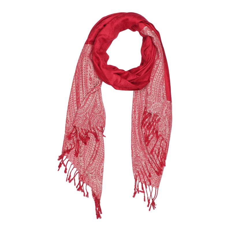Women's maroon Viscose scarf MUFFLY 3182505