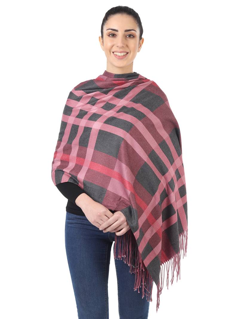 Women's Pink wool scarf