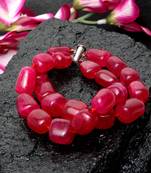 Red emerald bracelets