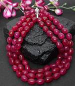 Red emerald necklaces