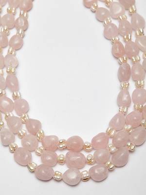 Pink quartz   necklaces 4