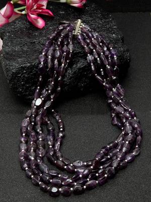 Brown amethyst   necklaces 1