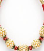 Red pearl necklaces