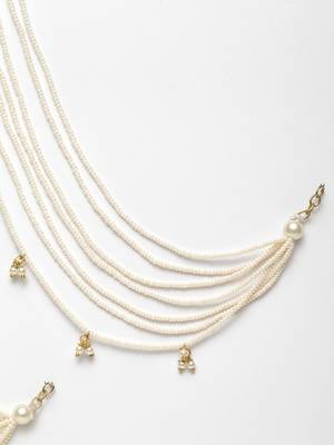 White pearls earrings 4