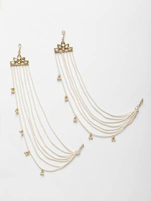 White pearls earrings 5