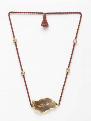 Brown agate necklaces 1