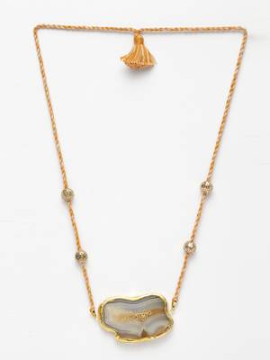 Yellow agate necklaces 4