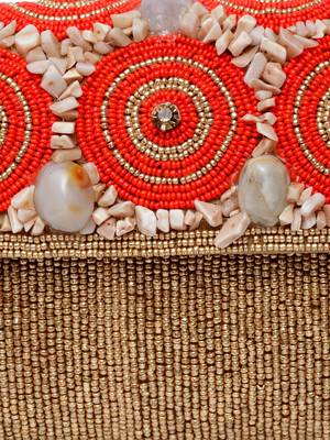 Beige coral designer-jewellery 1